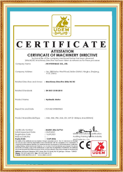 CE Certificate